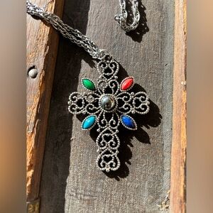 Avon Vintage Cross Necklace